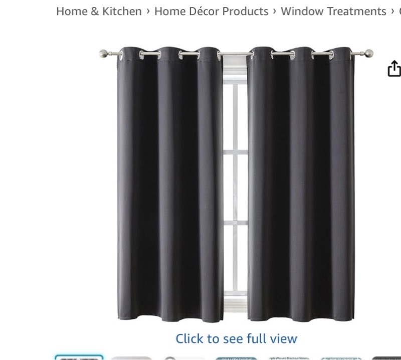 upopo black blackout curtains bedroom 92 inches long window curtain panels room darkening living roo