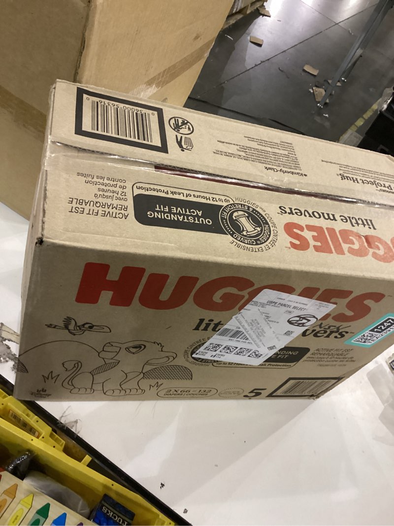 Condition photo showing New/Like New for Huggies Little Movers Disposable Diapers - Econ+ Pack - Size 5 - 132ct