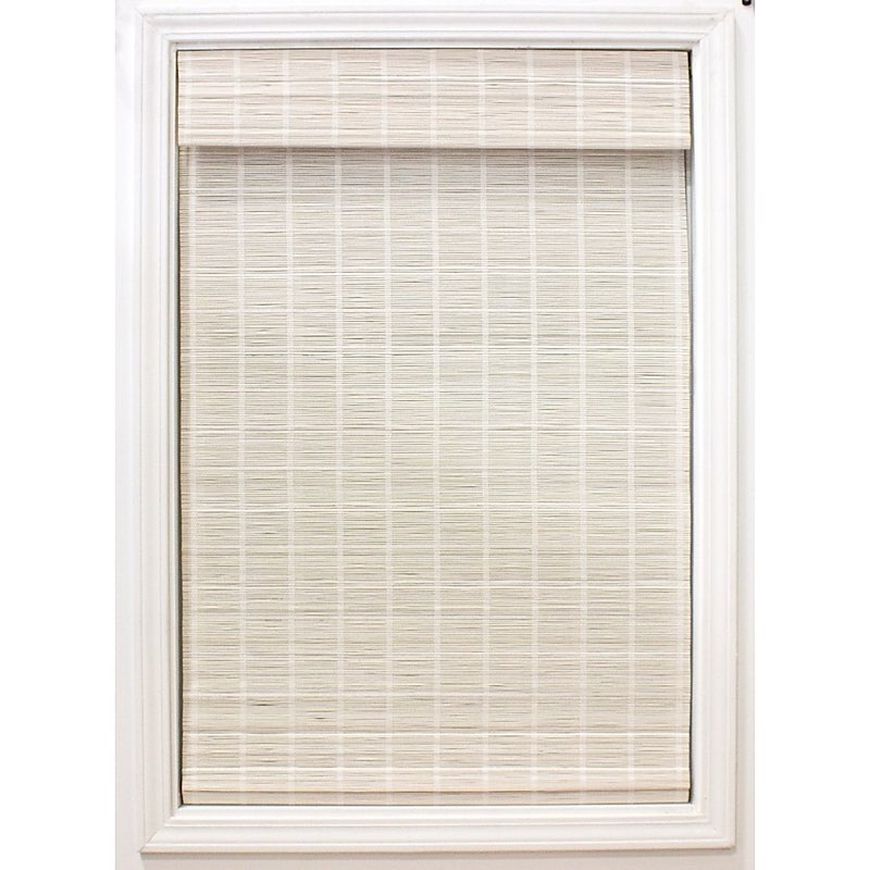 Cordless Bamboo Roman Shades 35”Wx48”H