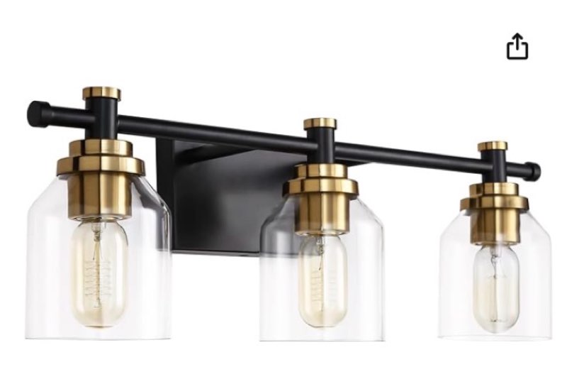 (Similar)Sunset Lighting F2823-80 Myer Three Light Vanity