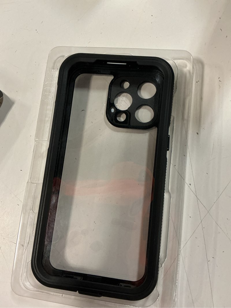 Condition photo showing Good Condition for body glove tidal waterproof phone case for iphone 15 pro max - black/clear