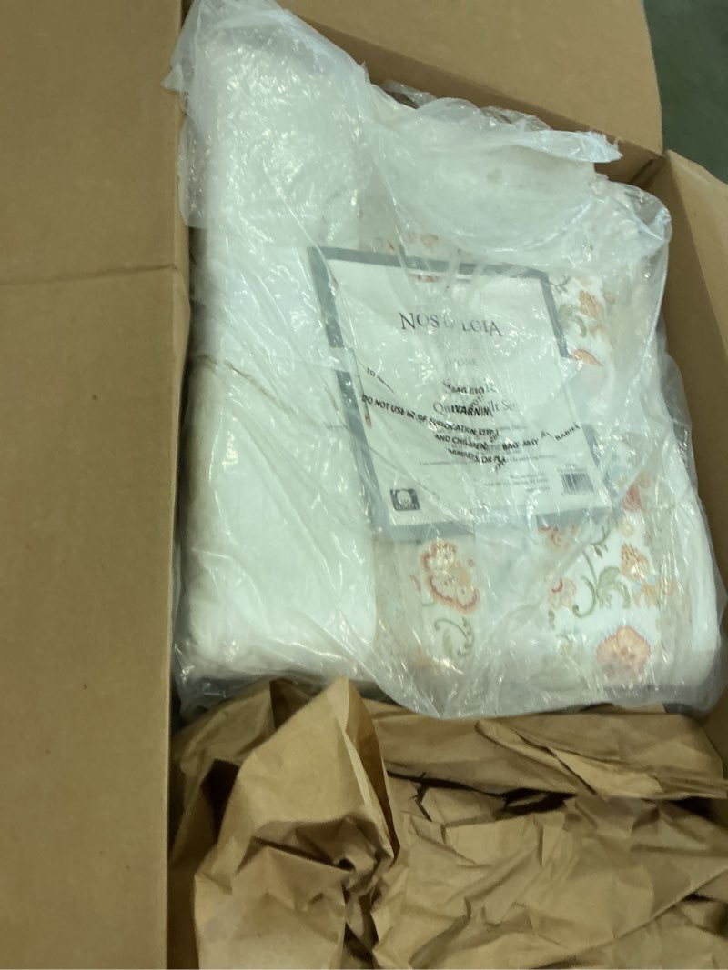 Condition photo showing New/Like New for Sophie Full/Queen Beige Quilt Set