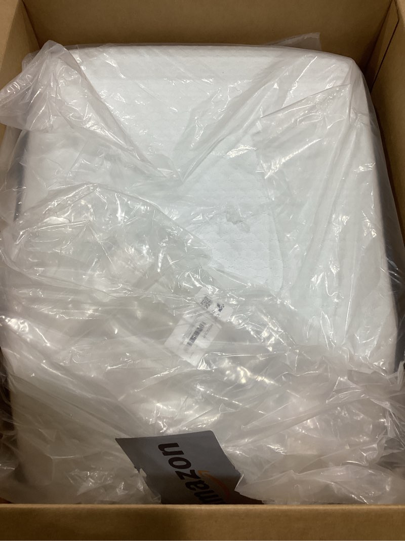 Condition photo showing Good Condition for leg pillow elevation blood circulation, leg wedge for elevation for swelling, leg elevating pillow for after surgery, memory foam foot knee pillow for back sleeping 23.6×16.8×8 inch white/grey 23.6*16.8*8 inch white/grey