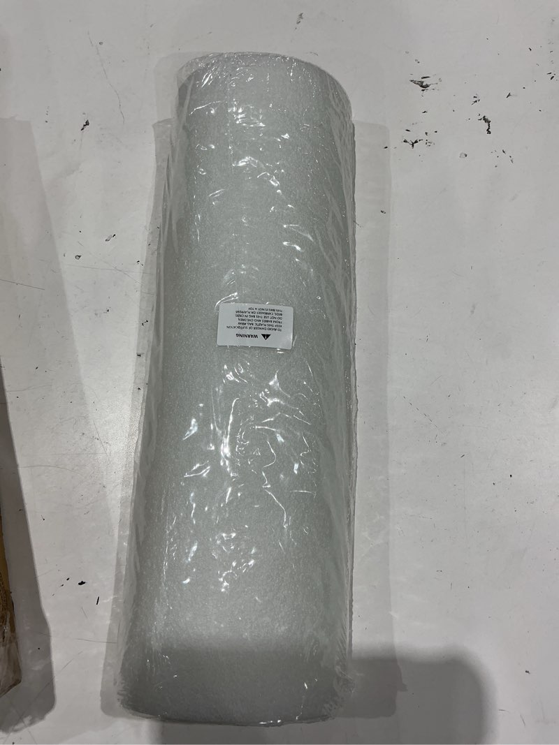 Condition photo showing Good Condition for yes4all medium firm half foam rollers for post-workout relaxation, 12/18/24/36 inch pe foam roll for back massage & yoga exercise white 18-inch