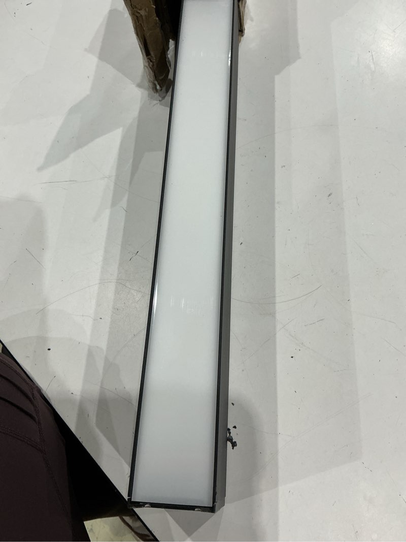 Condition photo showing Good Condition for amico 1pack 4ft led linear light, 33w/40w/50w, 0-10v dimmable, etl | 3500k/4000k/5000k architectural led suspension lighting fixture with seamless connection for home office shop living dining