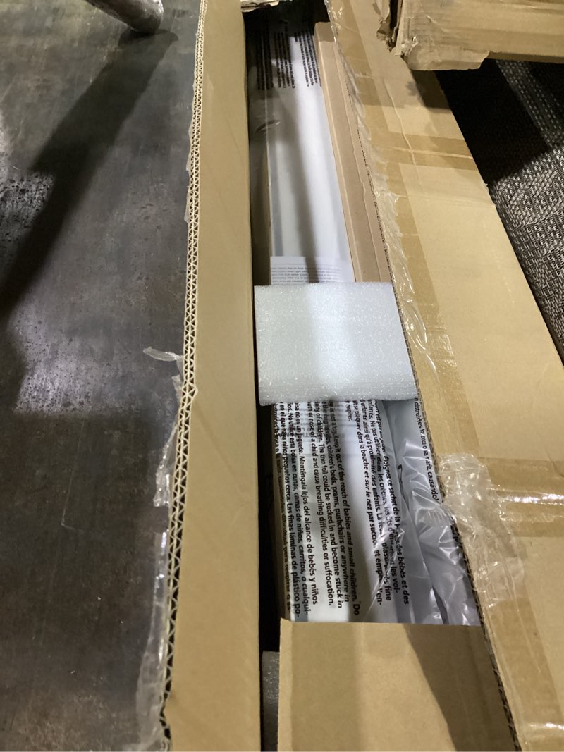 Condition photo showing Good Condition for dakason 8ft led linear light, modern 8foot led shop lights 100/80/60w 3/4/5000k cct, 8feet commercial bay lighting fixture for office, workshop, flush mount/suspended 0-10v dimmable white 4 pack