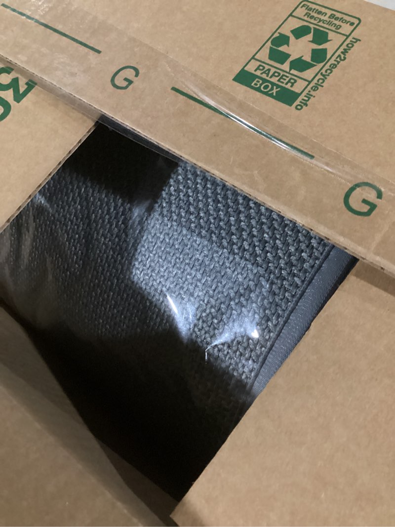 Condition photo showing Good Condition for Anti-Slip Corner Kitchen Rug, 1 Piece L-Shaped Floor Mats,Super Absorption Linen Corner Mat for Home,Kitchen (Grey Right-L, 31''X47''X18'') 2'7" x 3'11" (L-shaped) Grey Right-l