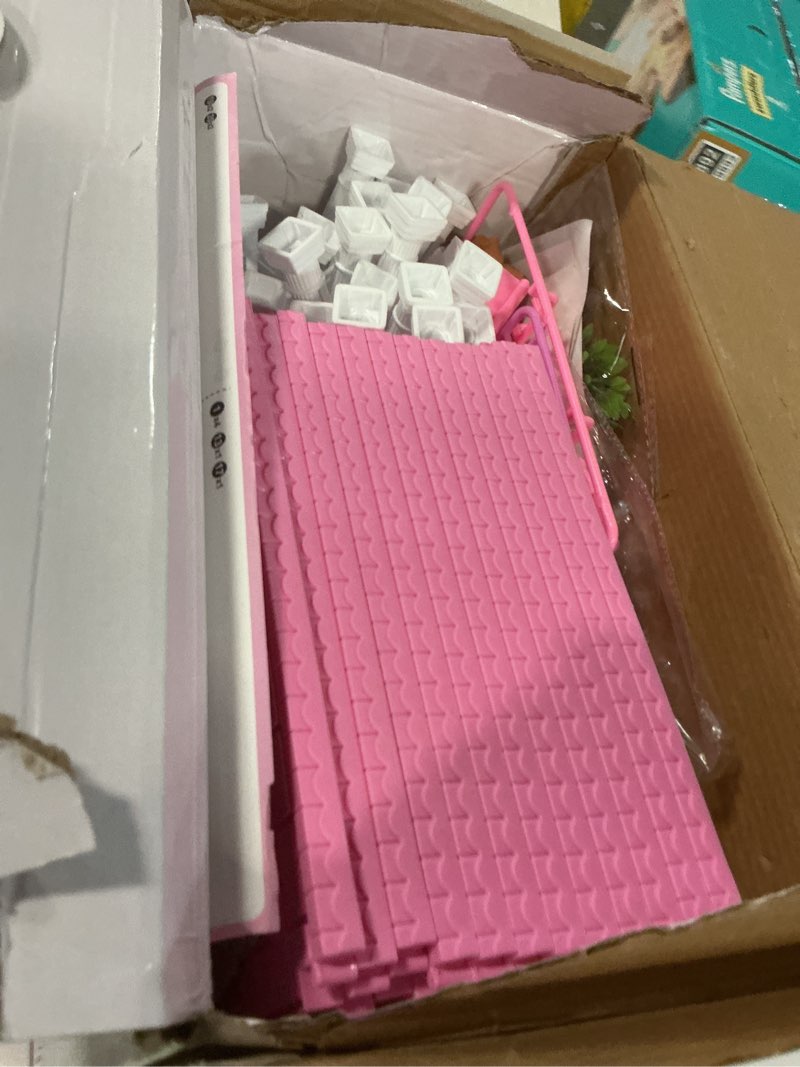 Condition photo showing Good Condition for Villa Playset for Girls Ages 3-7, Indoor Playset Girls Toys for Ages 6-8 with 4 Storeys 11 Rooms 2 Dolls, Furniture and Accessories, Pretend Toddler Toy, Birthday Gifts for Kids 3 4 5 6 7 8