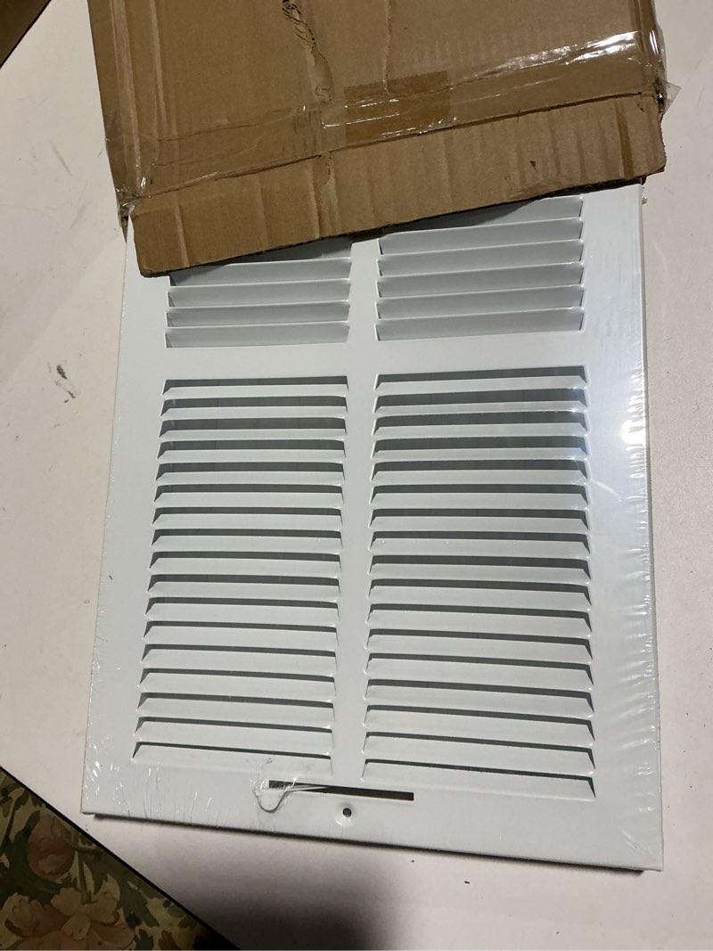 Condition photo showing Good Condition for 18x10 Vent Register [Duct Opening], Vent Covers for Home Ceiling, Two-Way Ventilation Register, Adjustable Solid Steel Wall Register Vent Cover (18"W x10"H [Duct Opening])