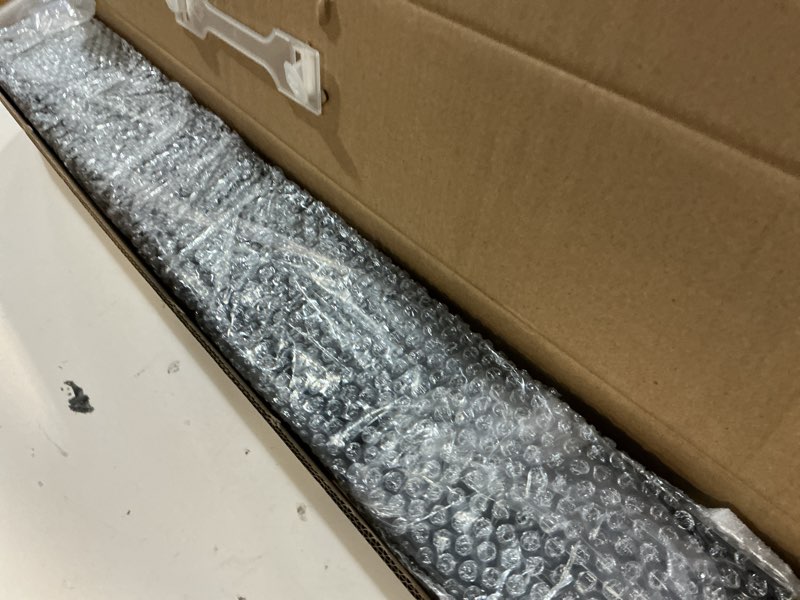 Condition photo showing Good Condition for 24-inch linear shower drain with tile insert grate, sus 304 stainless steel linear drain, matte black long rectangle shower floor drain with leveling feet, hair strainer, fits bathroom matte black 24 inch