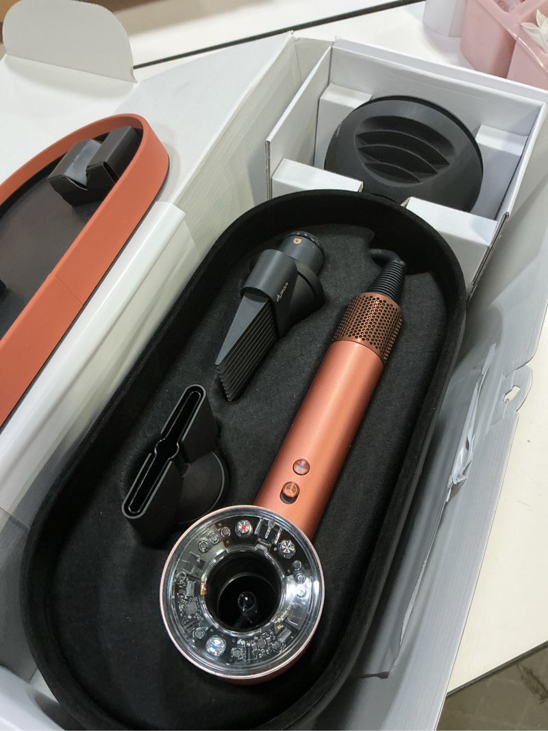 Condition photo showing Good Condition for (Incomplete)Dyson Supersonic Nural™ Hair Dryer Amber Silk
