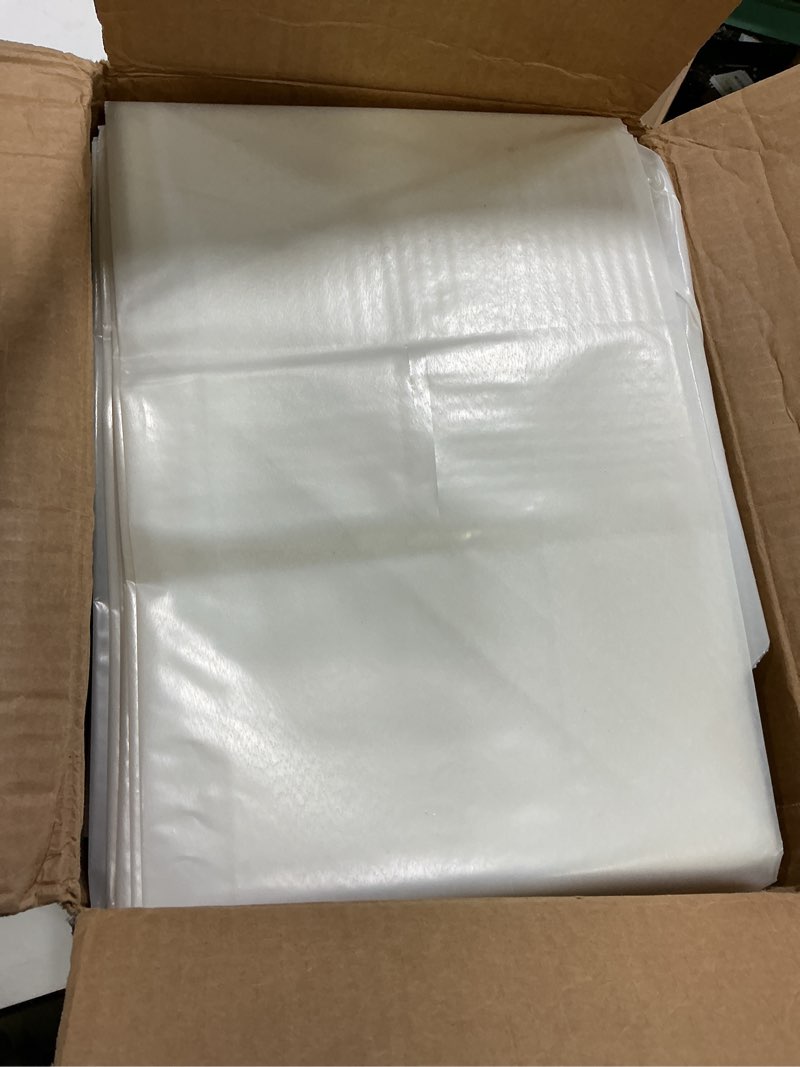 Condition photo showing Good Condition for Plasticplace 42 Gallon Contractor Trash Bags ? 4.0 Mil ?Clear Heavy Duty Garbage Bags ? 33" x 48" (50 Case)