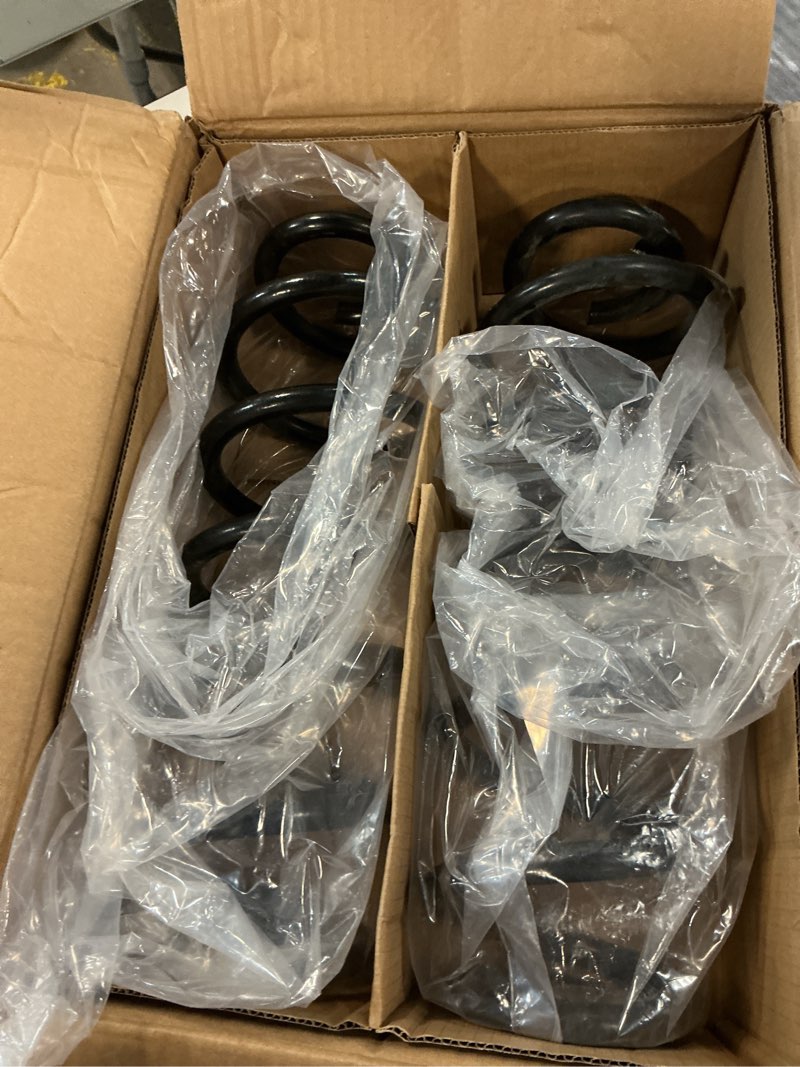Condition photo showing New/Like New for scitoo 2pcs rear suspension coil spring set fit 08-16 for chrysler, #81632 | coil springs replace for 08-20 for dodge for grand caravan, 09-12 for vw for routan, 08-16 for chrysler for town & country
