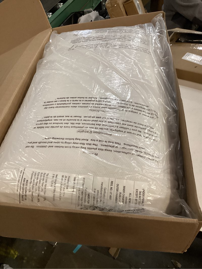 Condition photo showing Good Condition for Purple Harmony Pillow – Talalay Latex Foam Cooling Pillow for Combo or Side Sleepers, 360º Hex GelFlex Grid for No-Pressure Support and Luxurious Weightless Feel - Standard, Medium Feel, Tall Height Standard – Tall