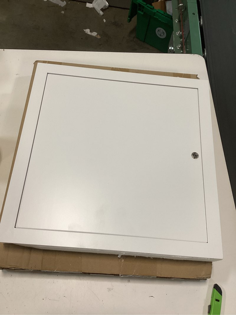 Condition photo showing New/Like New for Thicken 1mm 12 x 12 Access Panel for Drywall,Attic Door, Ceiling Access Panel for Drywall,12x12 Metal Access Panels are Thickened to 1mm to Solve The Problem of Fragile Panels(Screwdriver Latch) Thicken 12*12