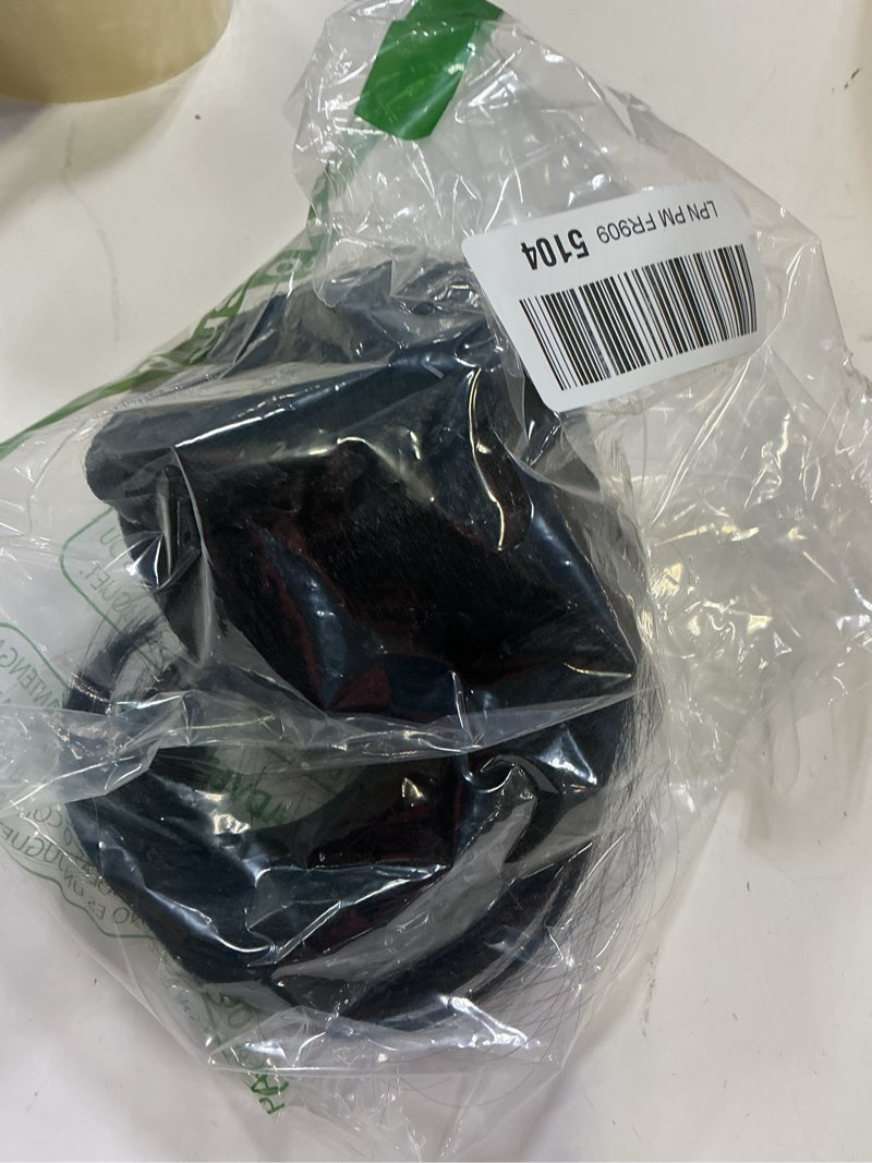 Condition photo showing New/Like New for vavanga hair bun and bang set 2pcs, small size black synthetic braided bun n bang clip in china bang hair piece hair bun with bangs for black women(j072s-1b#) 1b# (j072s)
