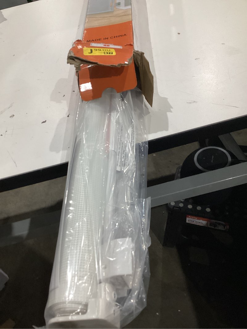 Condition photo showing Good Condition for Reinforced 42” Extra Tall Retractable Dog Gate for Doorways 60” Wide Mesh Baby Gate, Tall Baby Gates for Stairs with Rods to Prevent Crawling Through Retractable Pet Gate Indoor Outdoor, White White Reinforced 42" Tall x 60" Wide