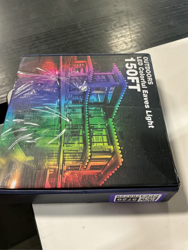 Condition photo showing New/Like New for fbz 150ft permanent outdoor rgb lights - ip67 waterproof with smart app control remote,diy scene modes, music synchronization,eaves lights for garden decor,deck,christmas