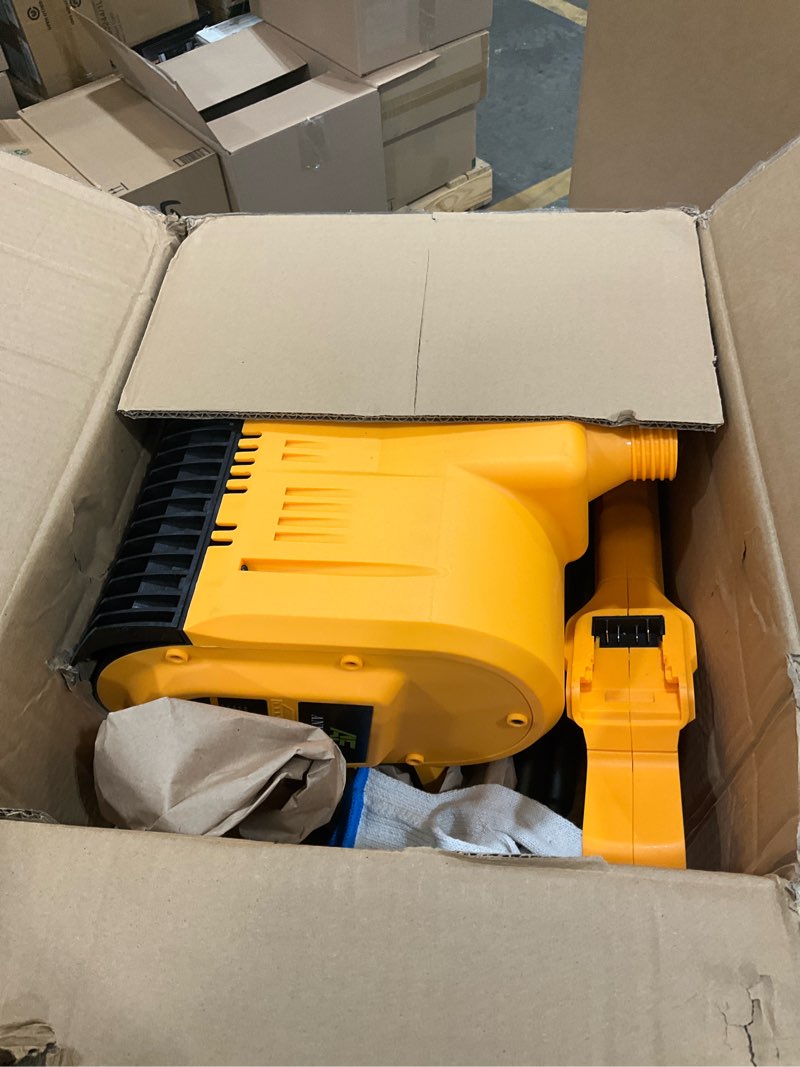 Condition photo showing As Is for Electric Snow Shovel-Cordless Snow Removal Kit with Direction Plate & Dual-Safety Switch,Max 10" Throw Distance,Compatible with Dewalt 20V Max Battery (Tool Only)