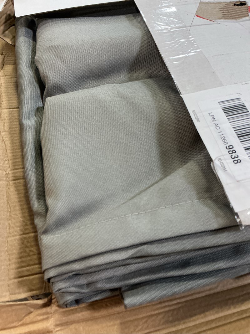 Condition photo showing Good Condition for bonzer outdoor curtains for patio waterproof thick privacy | grommet light filtering outside curtains for porch pergola gazebo deck, 1 panel, 54w x 108l inch, grey