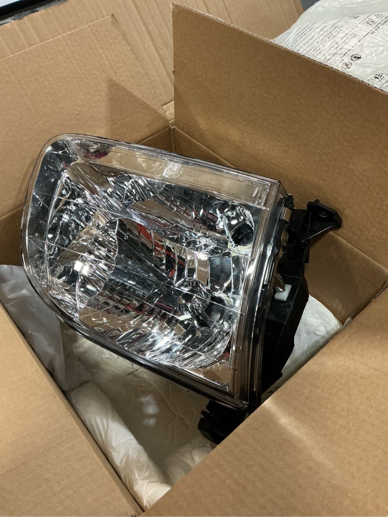 Condition photo showing Good Condition for for 2000-2004 toyota tundra/sequoia headlights | halogen,w/o bulbs,plug & play, sealed,chrome pair
