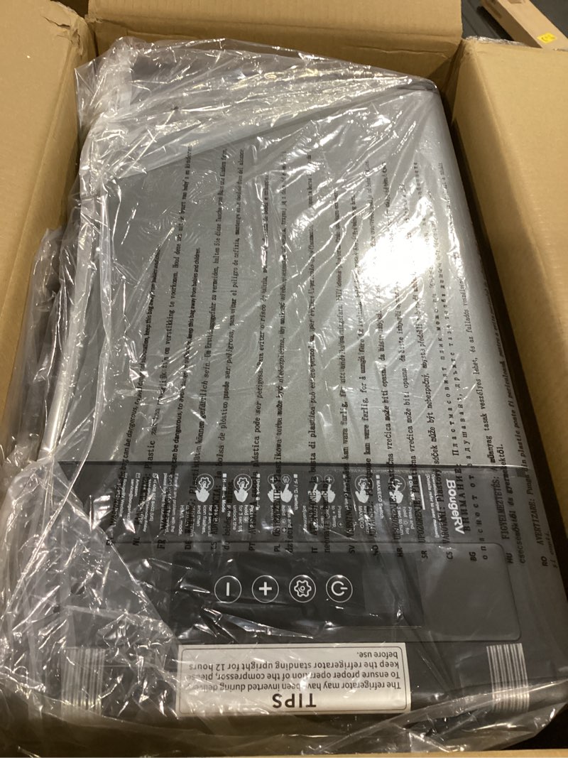 Condition photo showing New/Like New for bougerv 12 volt refrigerator 12v car fridge 30 quart portable freezer compressor cooler compressor freezer, 12/24v dc 110~240v ac, -8?~50? for truck rv suv (black)