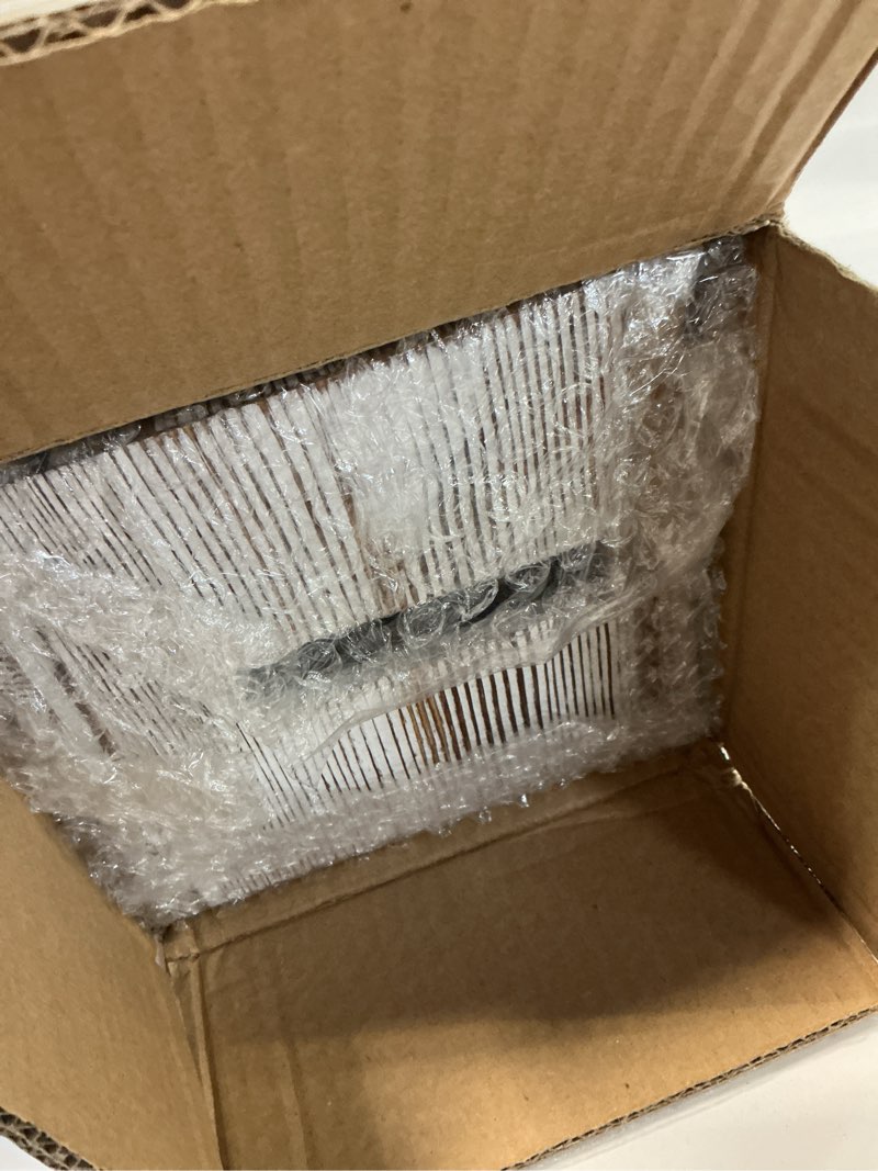 Condition photo showing Good Condition for large cable management box, white washed wood cord organizer box for desk, floor, office to hide extension cords power stripes surge protectors chargers wires rustic white large