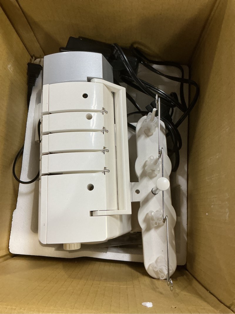 Condition photo showing Good Condition for Brother Serger, 1034D, Heavy-Duty Metal Frame Overlock Machine, 1,300 Stitches Per Minute, Removeable Trim Trap, 3 Included Accessory Feet, White