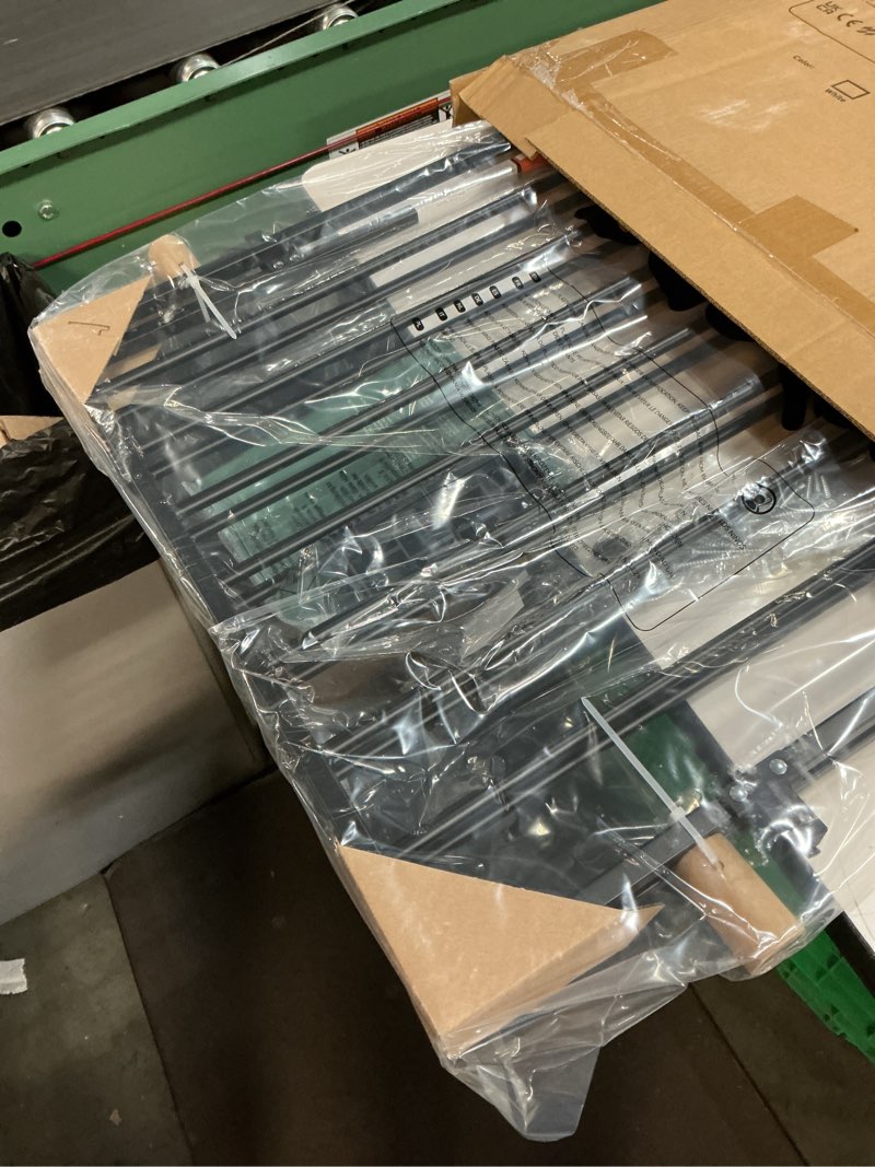Condition photo showing New/Like New for Babelio Baby Gate for Stairs, Kitchen & Doorways, No Bottom Bar| One-Handed Operation| Auto-Close| Hardware Mount (Drill Needed) Safety Dog/Pet Gate (Black - B17, 26-43" W, 28" H)