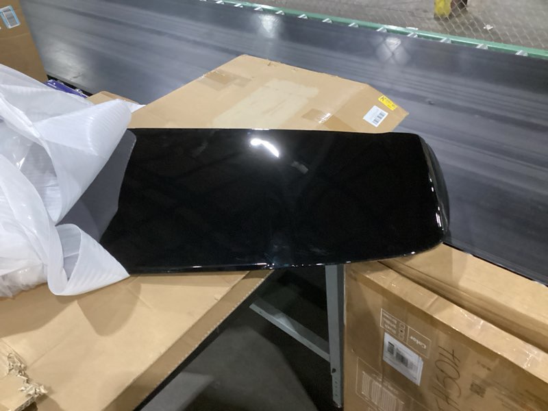 Condition photo showing Good Condition for rear roof spoiler wing compatible with 2019-2025 bmw x5 g05 x5m f95, rear window visor trunk spoiler lid sport style exterior accessories gloss black