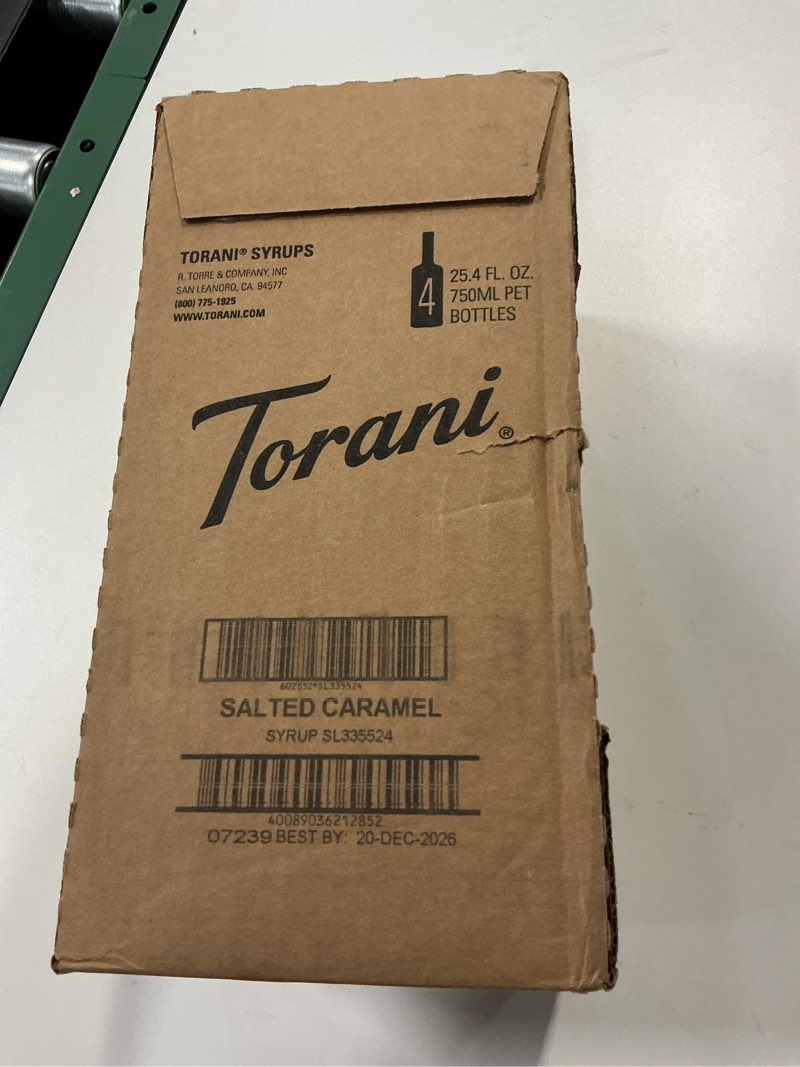 Condition photo showing New/Like New for Torani Flavored Drink Syrup Beyond Basic Variety Pack, Dragon Fruit, Lavender, Vanilla & French Vanilla, 25.4 fl oz (Set of 4) Dragon Fruit, Lavendar, Vanilla, French Vanilla 25.4 Fl Oz (Pack of 4)(BEST BY 20/DEC/2026