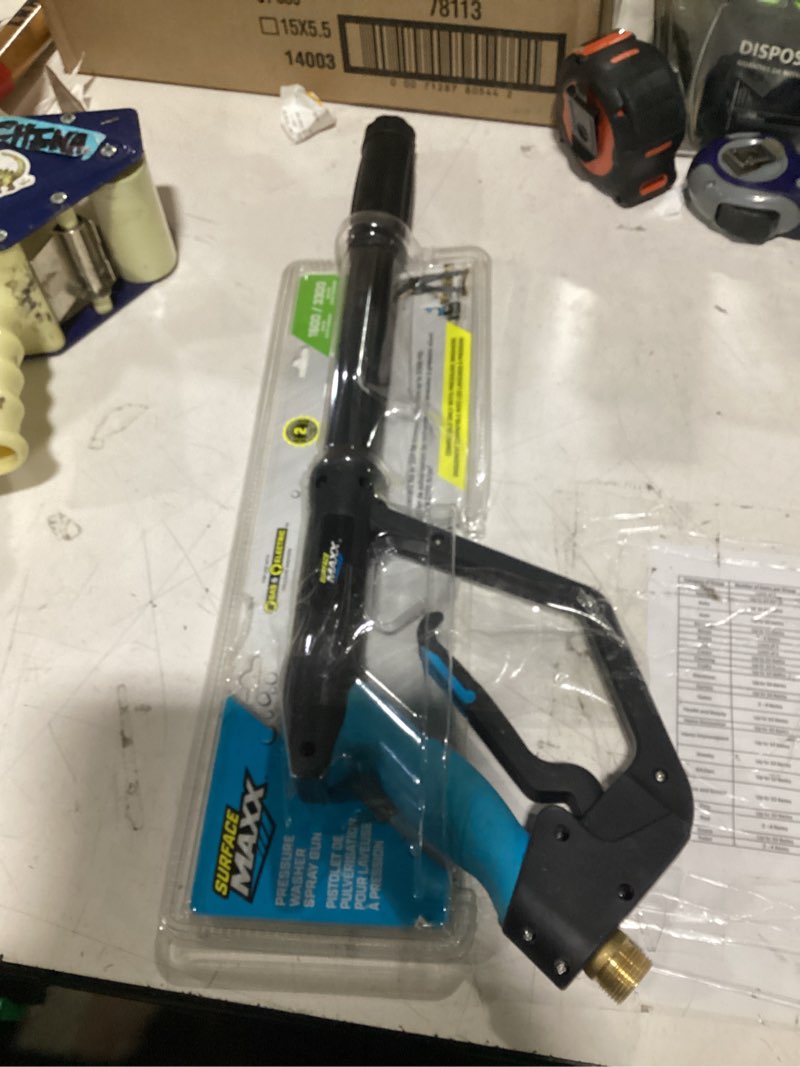 Condition photo showing Good Condition for surfacemaxx pressure washer gun 3300 psi