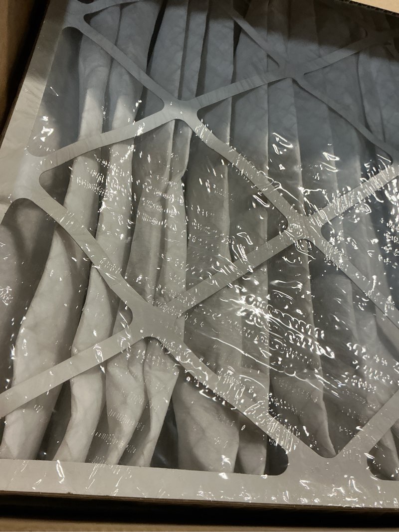 Condition photo showing Good Condition for honeywell home 20x25x4 merv 12, ac furnace air filter, 3 pack (cf200a1016-3pkam) (actual dimensions: 19.9 x 24.9 x 4.38 in.) pack of 3
