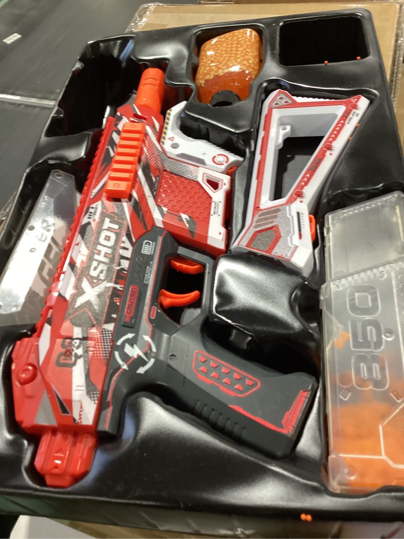 Condition photo showing Good Condition for xshot hyper gel trace fire blaster, semi and fully automatic gel blaster & 10,000 gellets, 600 capacity hopper & 850 capacity mag, ages 14 & up by zuru