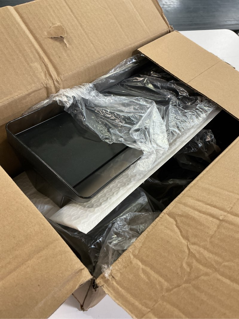 Condition photo showing As Is for under screen storage organizer for 2026 new model y juniper,[retractable & tool-free] under screen storage box with behind screen tissue holder compatible with tesla 2025-2026 model y juniper 2025-2026 model y juniper & 2024-2025 model 3