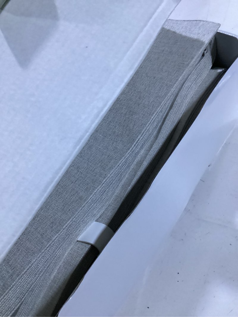 Condition photo showing Good Condition for ajazz blackout accordion door curtain with curtain rods included, invisible magnetic door curtain for bedroom living room doorway curtains set, 1pack, w55 x l80 inch, cream white 55"w x 80"l (pack of 1) cream white with curtain rods