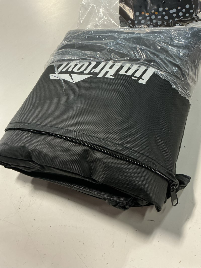 Condition photo showing Good Condition for jinhrtoyi outdoor chair covers 2 pack,27wx32dx36h inches patio chair cover,100% waterproof heavy duty outdoor furniture covers waterproof,black minimalism style patio furniture cover black-chair 2pack-27"wx32"dx36"h