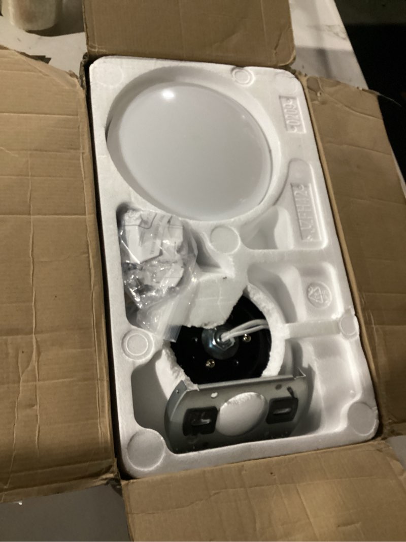 Condition photo showing Good Condition for addlon Ceiling Fans with Lights, 42 Inch Low Profile Ceiling Fan with Light and Remote Control, Flush Mount, Reversible, 3CCT, Dimmable, Quiet, Black Small Ceiling Fan for Bedroom Indoor/Outdoor Use