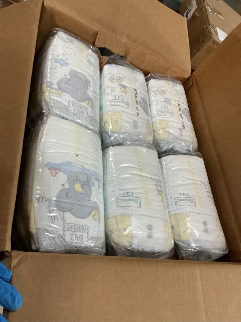 Condition photo showing New/Like New for pampers baby diapers - swaddlers - size 2, 186 count, ultra absorbent disposable infant diaper