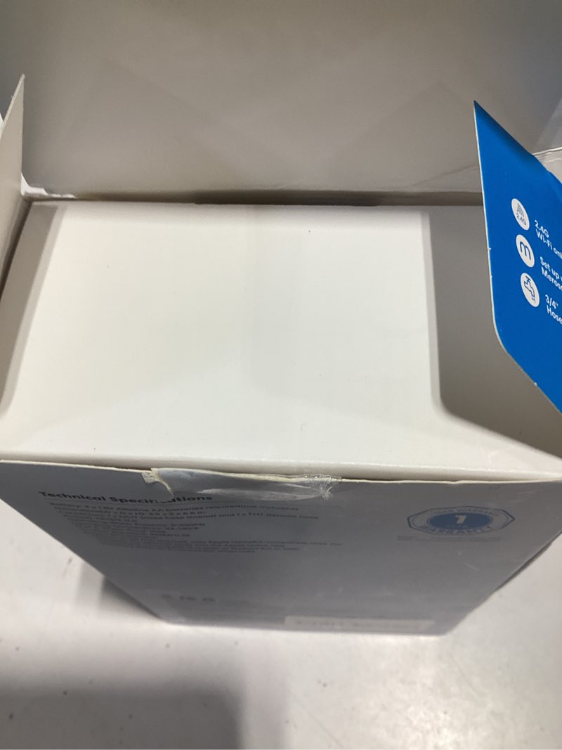 Condition photo showing As Is for meross wifi water hose timer, smart sprinkler timer with brass inlet & outet, work with apple homekit, alexa & google assistant, water valve for lawn, garden, yard and pool, msh400/msh450 hub required timer without wifi hub