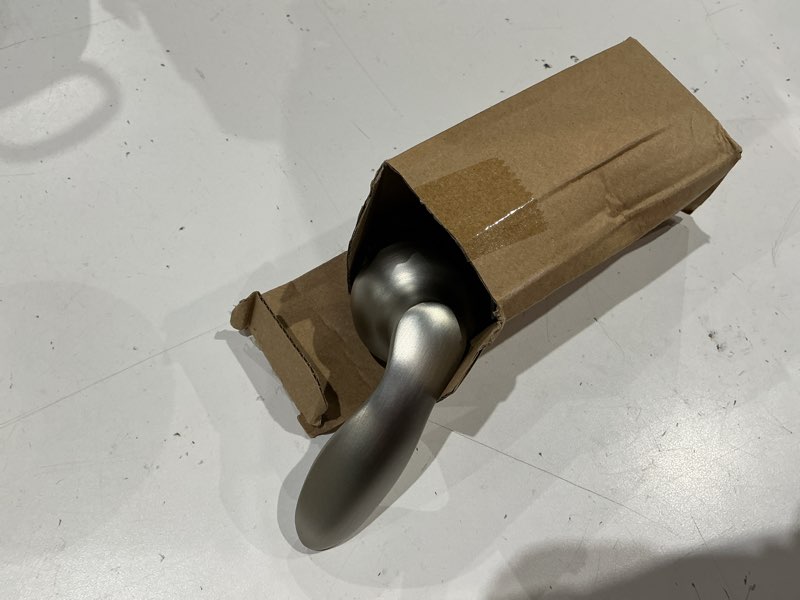 Condition photo showing As Is for shower faucet handle compatible with kohler coralais 1046987, with 5 pcs insert compatible with kohler 1060514,brushed nickel