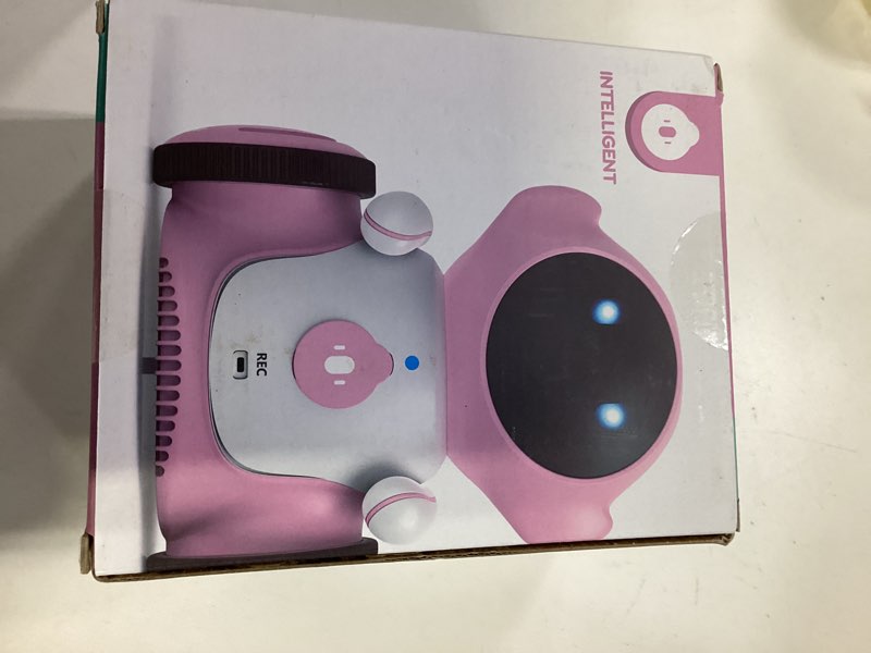 Condition photo showing New/Like New for GILOBABY Interactive Robot for Kids Ages 3-8 - Rechargeable with Voice Control & Record Mode - Educational Toy That Sings, Dances and Responds to Touch (Pink)