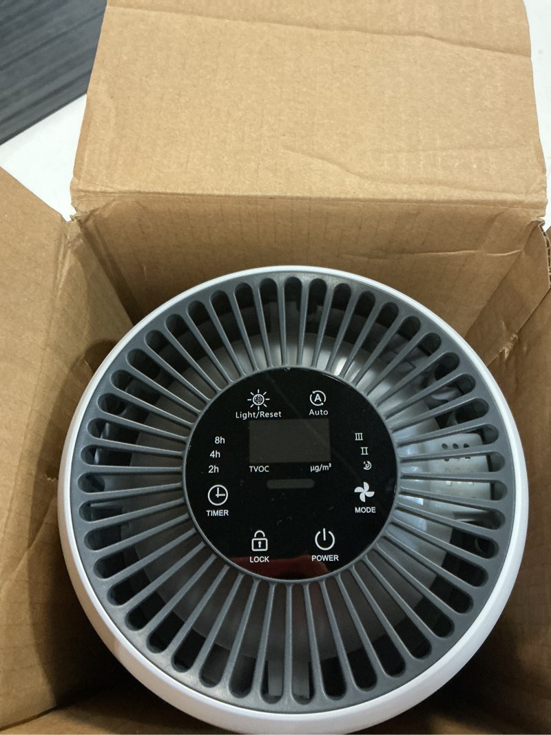 Condition photo showing Good Condition for pet air purifier for home, aromaroom air purifiers for pet hair dander odor allergies smoke, h13 hepa air filter, air quality monitor, auto mode, quiet air cleaner for bedroom, living room?white pure white