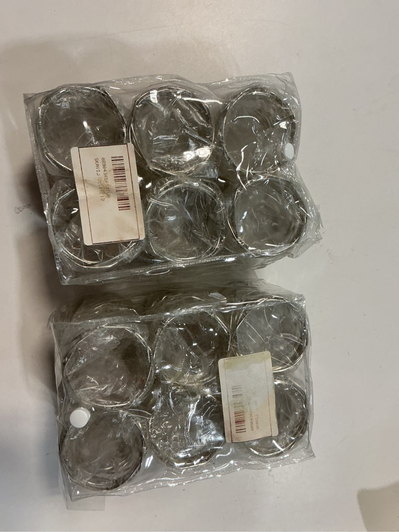 Condition photo showing New/Like New for skavij indian handmade round metal mesh napkin rings for dinner parties everyday use serviette holder (silver) 2 pack of 12