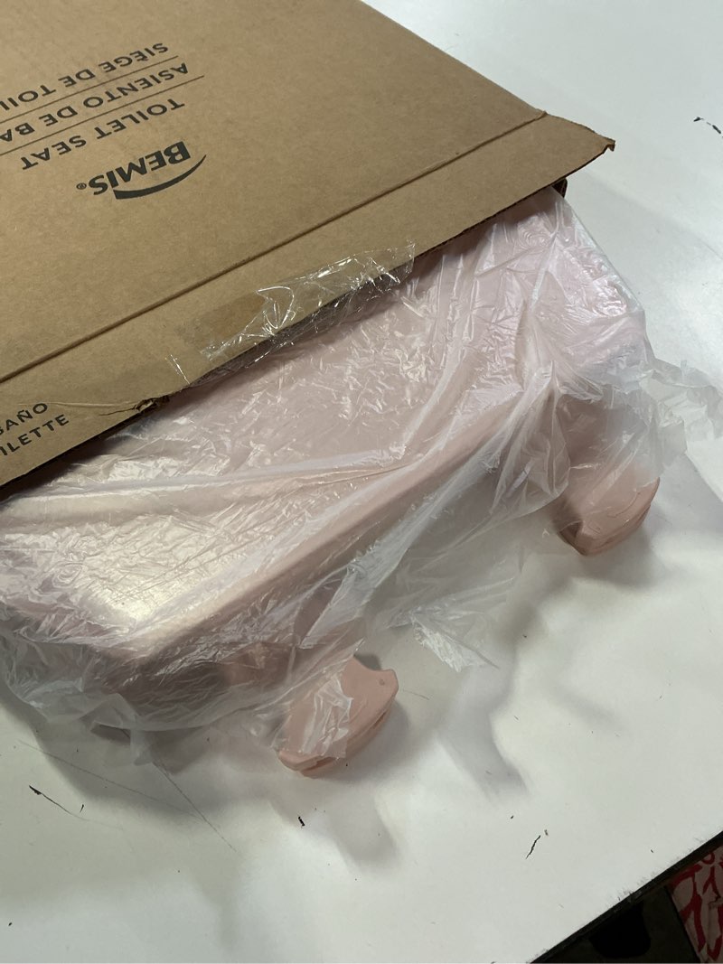 Condition photo showing Good Condition for bemis 500ec 063 toilet seat with easy clean & change hinges, 1 pack round, venetian pink seat round