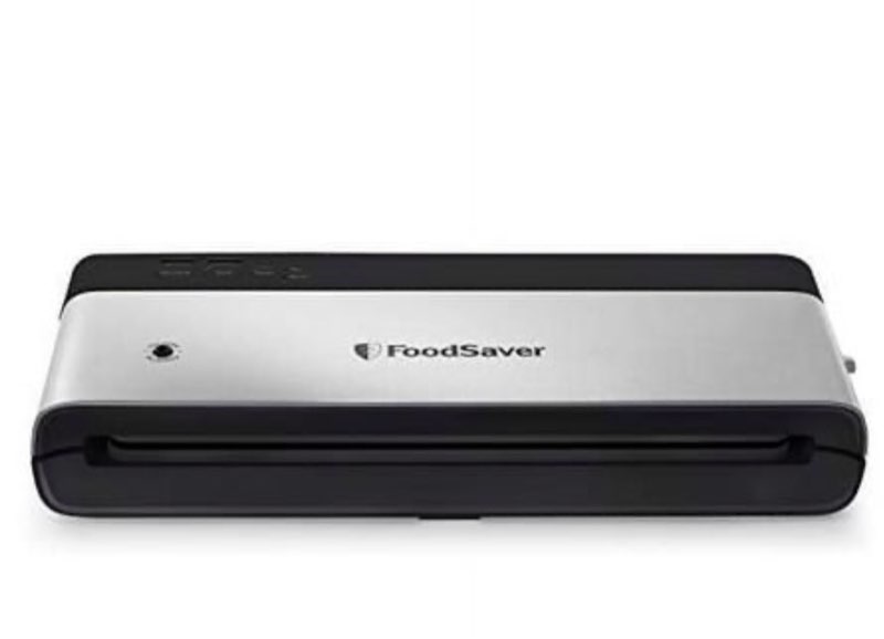 foodsaver vs0150 sealer powervac compact vacuum sealing machine  vertical storage  black