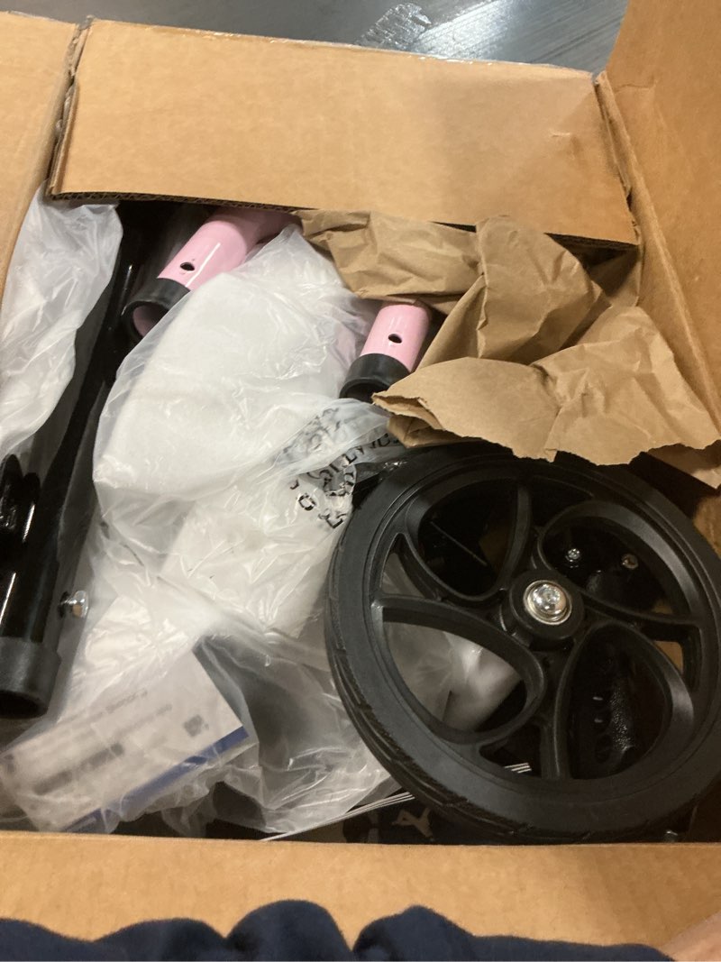 Condition photo showing Good Condition for Economy Knee Scooter Steerable Knee Walker for Foot Injuries Compact Crutch Alternative with Dual Braking System (Pink)