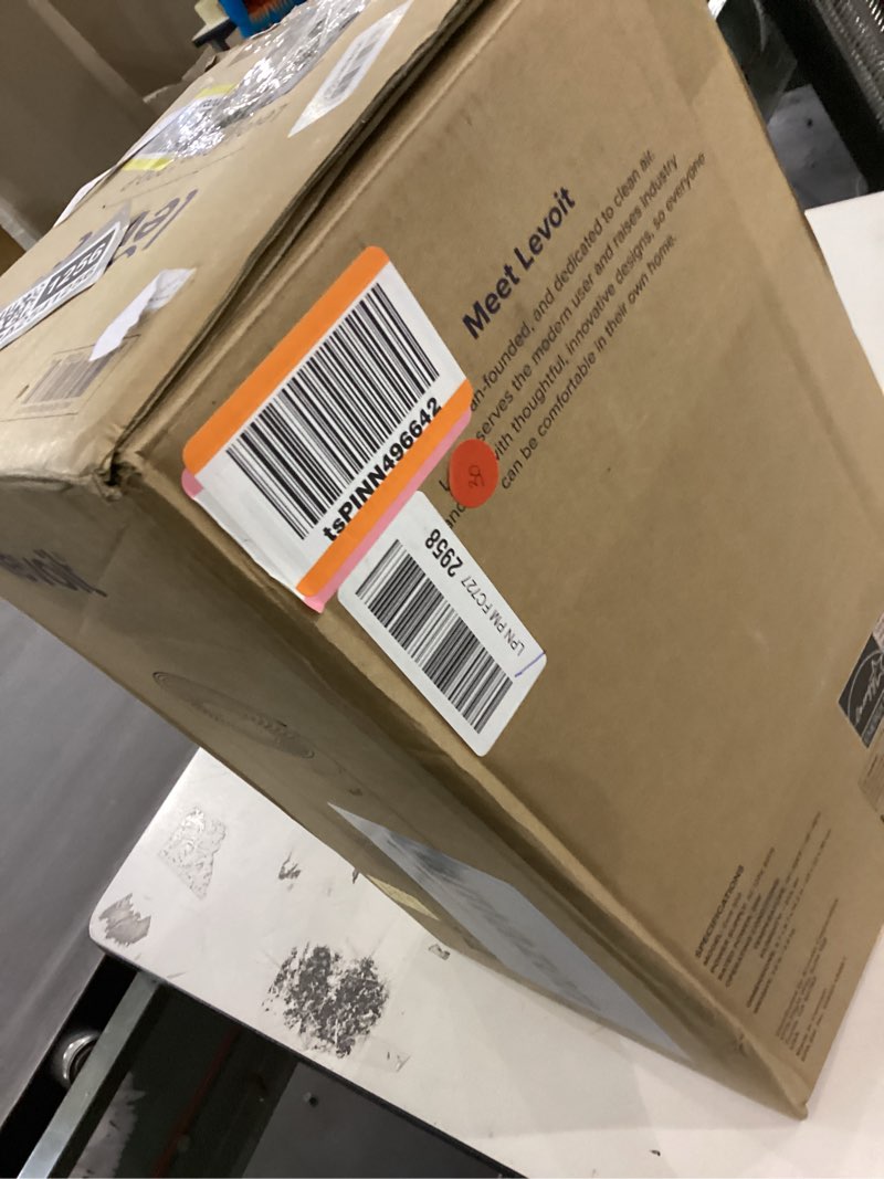 Condition photo showing As Is for LEVOIT Air Purifier for Home Allergies Pet Hair in Bedroom, Covers Up to 1073 ft² by 56W High Torque Motor, AHAM VERIFIDE, 3-in-1 Filter with HEPA Sleep Mode, Remove Dust Smoke Odor, Core300-P, White