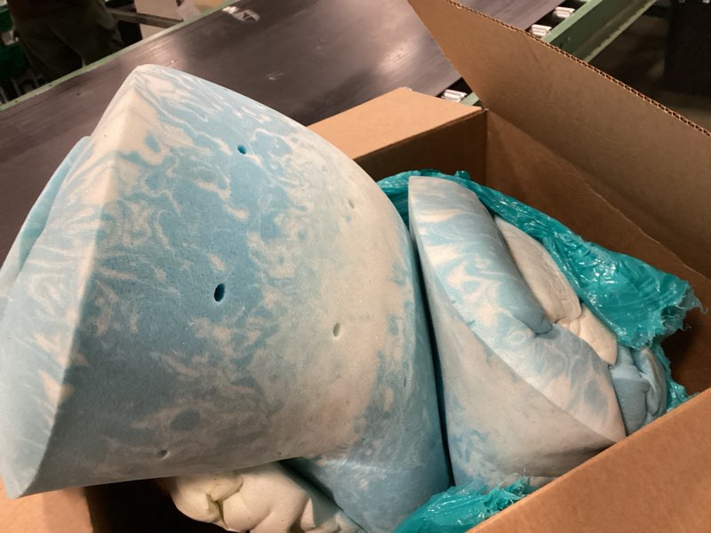 Condition photo showing As Is for EGO Topper 3 Inch Twin XL Memory Foam Mattress Topper, Cooling Gel Foam Mattress Topper for Pressure Relief, Ventilated Design Bed Topper in a Box, CertiPUR-US Certified, 38"×80", Medium Visit the MLILY Store