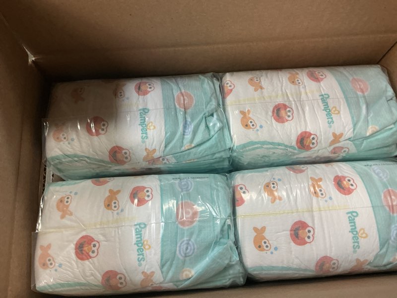 Condition photo showing New/Like New for Pampers Diapers - Baby Dry - Size 2, 112 Count, Absorbent Disposable Infant Diaper (Packaging May Vary) Size 2 112